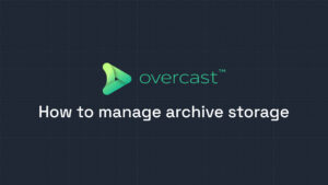 How to manage archive storage